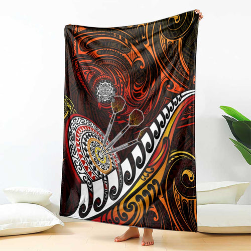 Fern Maori Darts Blanket New Zealand Darts