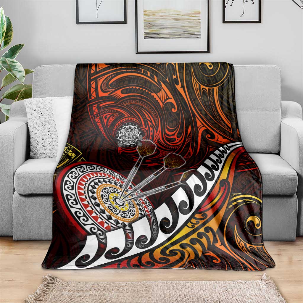Fern Maori Darts Blanket New Zealand Darts
