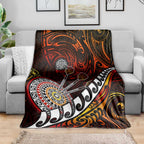 Fern Maori Darts Blanket New Zealand Darts