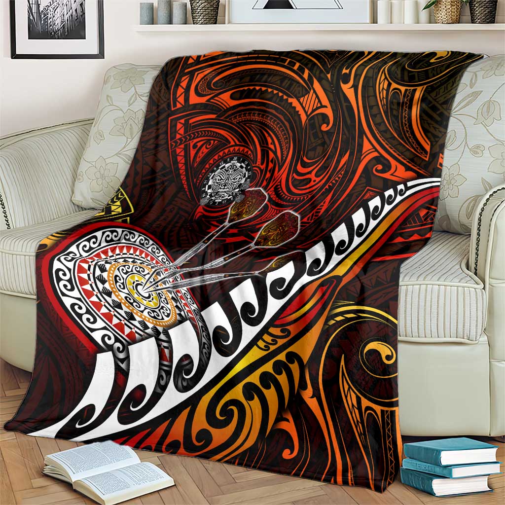 Fern Maori Darts Blanket New Zealand Darts