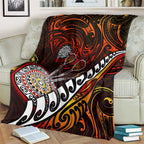 Fern Maori Darts Blanket New Zealand Darts