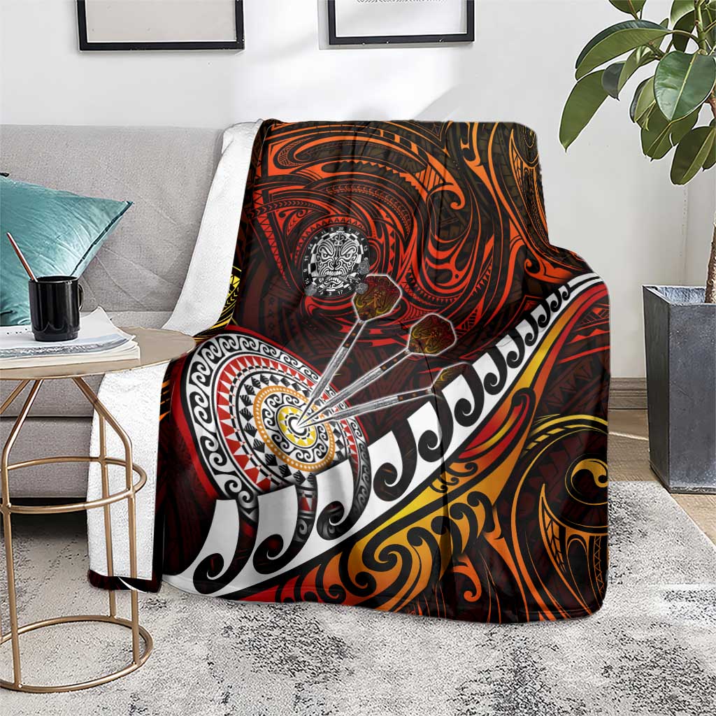 Fern Maori Darts Blanket New Zealand Darts