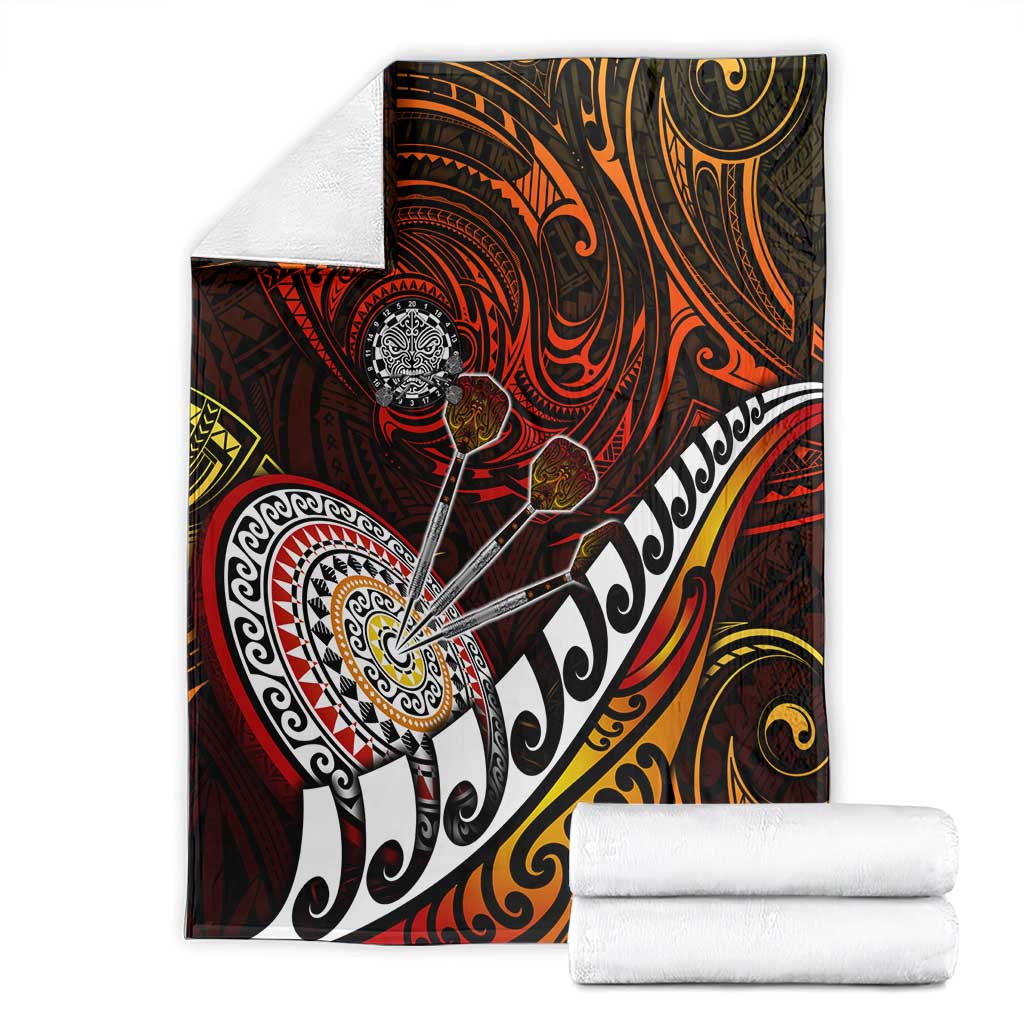 Fern Maori Darts Blanket New Zealand Darts