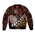 Personalised Fern Maori Darts Bomber Jacket New Zealand Darts