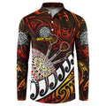 Personalised Fern Maori Darts Button Sweatshirt New Zealand Darts