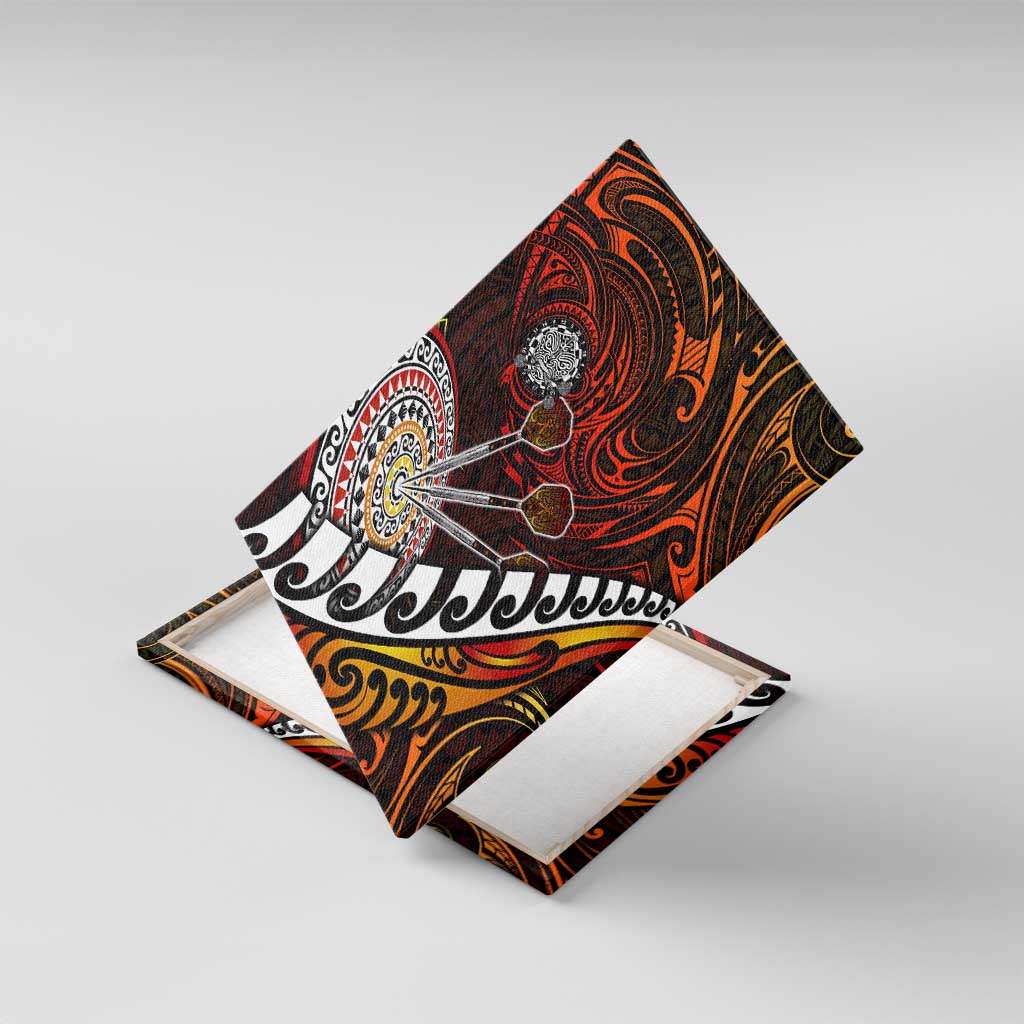 Fern Maori Darts Canvas Wall Art New Zealand Darts