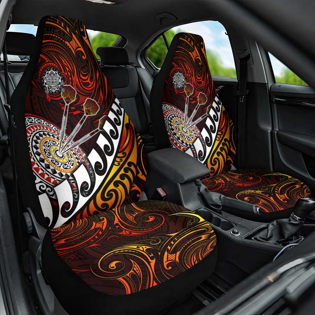 Fern Maori Darts Car Seat Cover New Zealand Darts