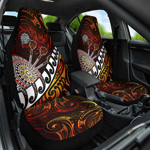 Fern Maori Darts Car Seat Cover New Zealand Darts