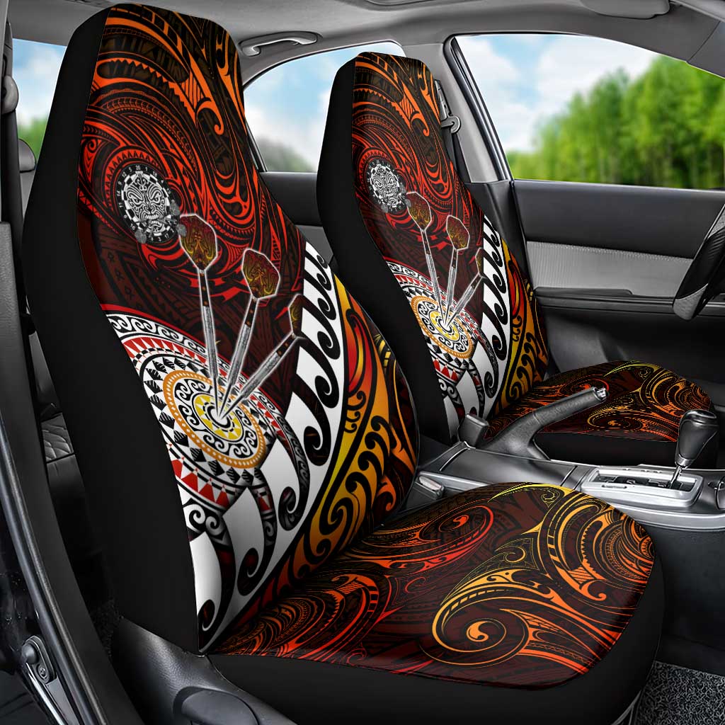 Fern Maori Darts Car Seat Cover New Zealand Darts