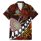 Personalised Fern Maori Darts Family Matching Mermaid Dress and Hawaiian Shirt New Zealand Darts