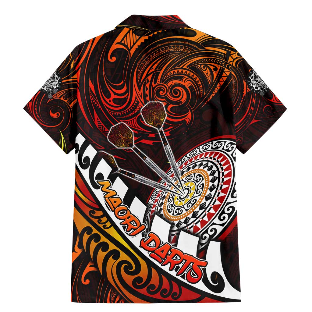 Personalised Fern Maori Darts Family Matching Mermaid Dress and Hawaiian Shirt New Zealand Darts