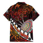 Personalised Fern Maori Darts Family Matching Mermaid Dress and Hawaiian Shirt New Zealand Darts
