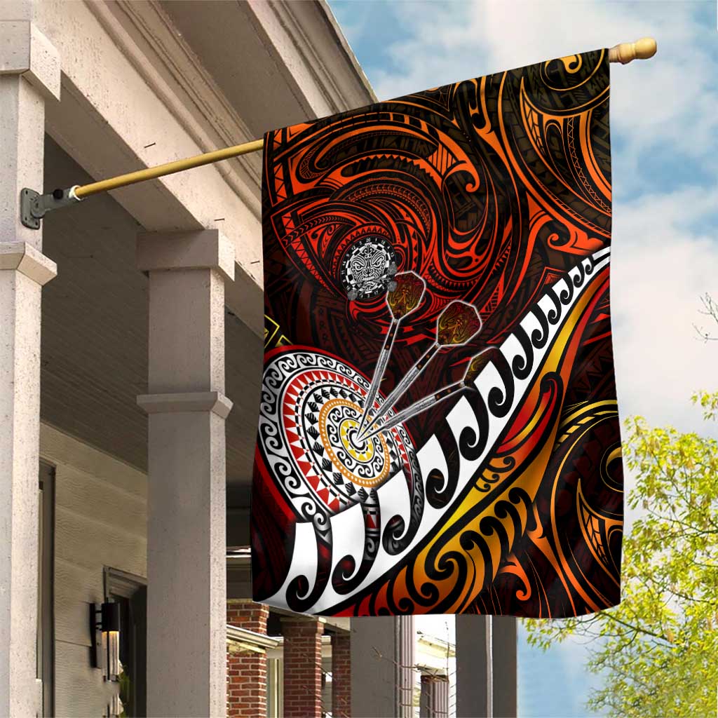 Fern Maori Darts Garden Flag New Zealand Darts