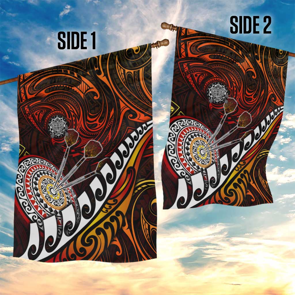 Fern Maori Darts Garden Flag New Zealand Darts
