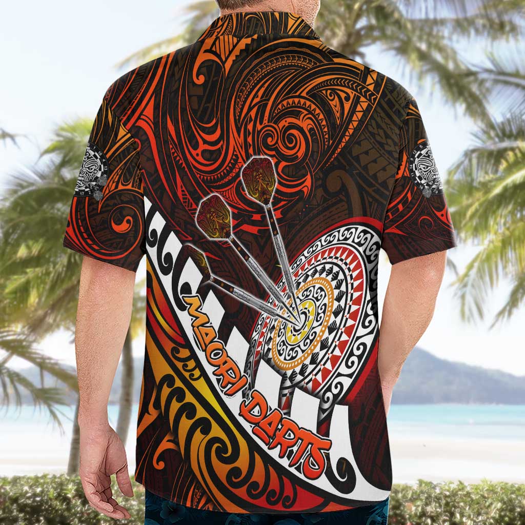 Personalised Fern Maori Darts Hawaiian Shirt New Zealand Darts