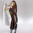 Fern Maori Darts Hooded Blanket New Zealand Darts