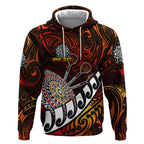 Personalised Fern Maori Darts Hoodie New Zealand Darts