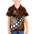 Personalised Fern Maori Darts Kid Hawaiian Shirt New Zealand Darts