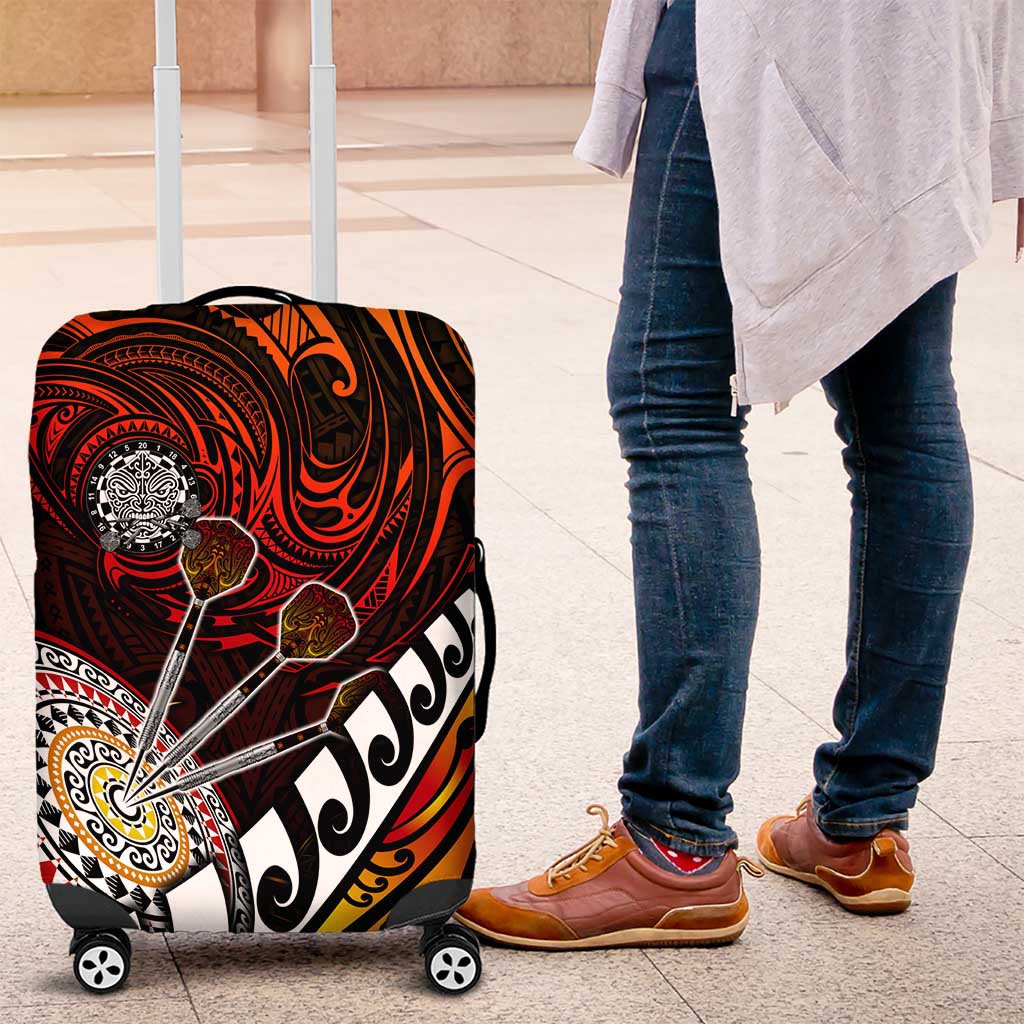 Fern Maori Darts Luggage Cover New Zealand Darts