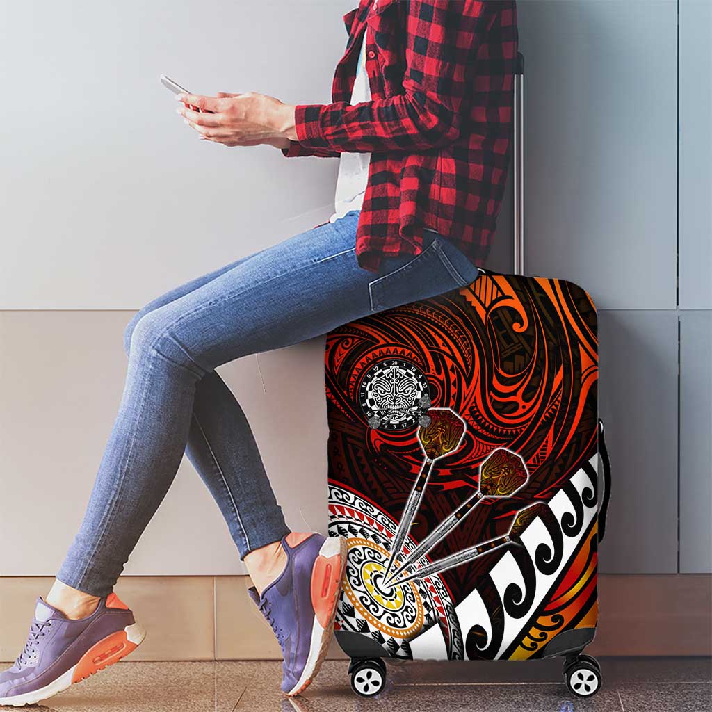 Fern Maori Darts Luggage Cover New Zealand Darts