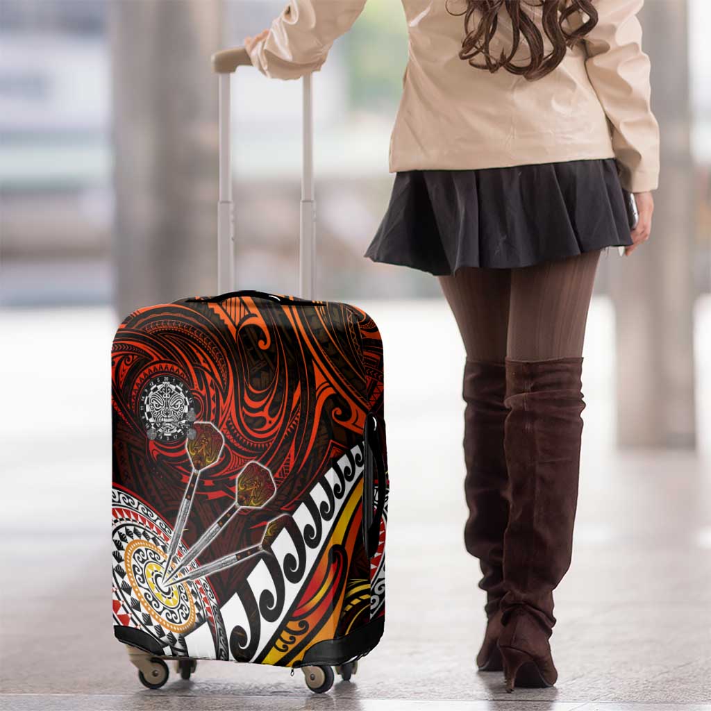 Fern Maori Darts Luggage Cover New Zealand Darts
