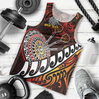 Personalised Fern Maori Darts Men Tank Top New Zealand Darts