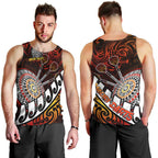 Personalised Fern Maori Darts Men Tank Top New Zealand Darts