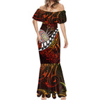 Personalised Fern Maori Darts Mermaid Dress New Zealand Darts