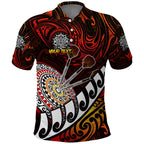 Personalised Fern Maori Darts Polo Shirt New Zealand Darts