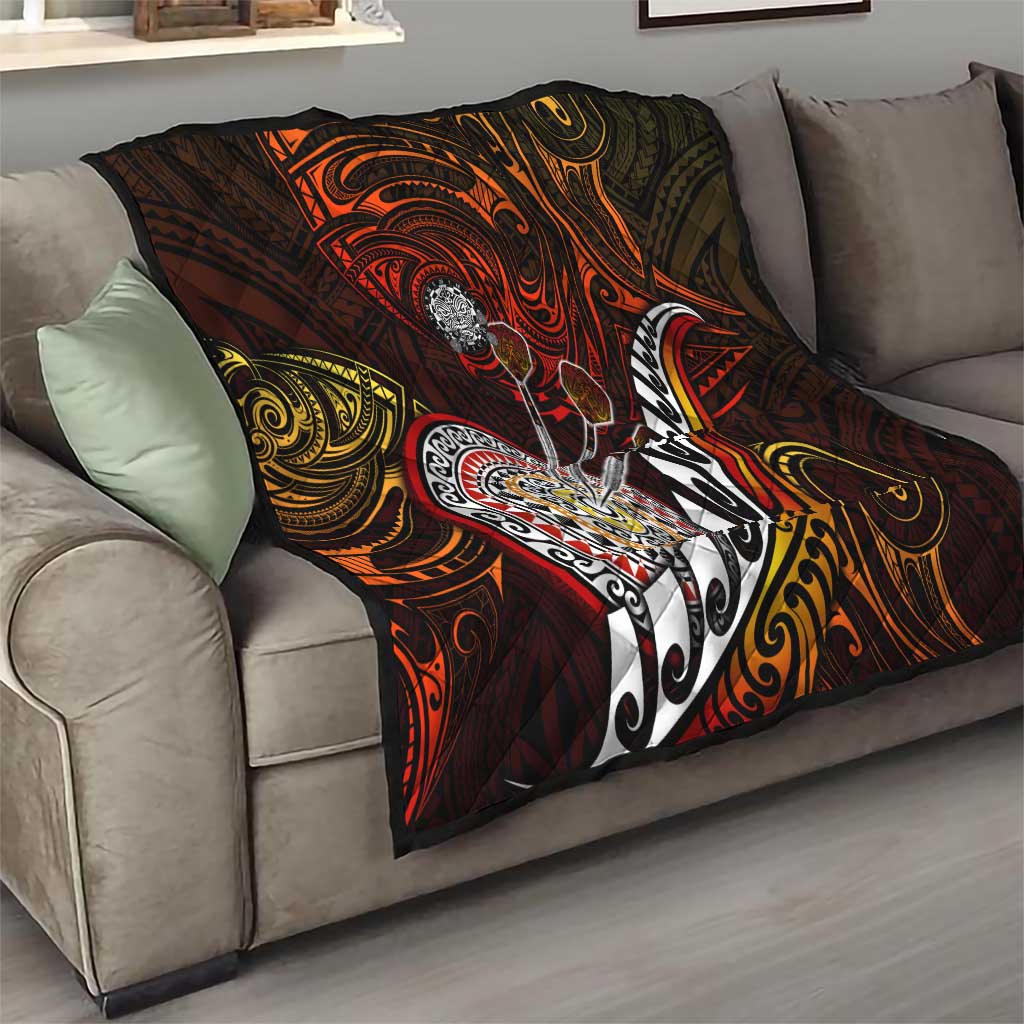 Fern Maori Darts Quilt New Zealand Darts