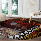 Fern Maori Darts Round Carpet New Zealand Darts