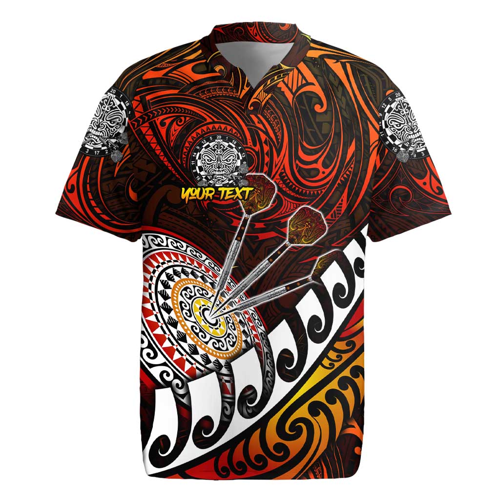 Personalised Fern Maori Darts Rugby Jersey New Zealand Darts