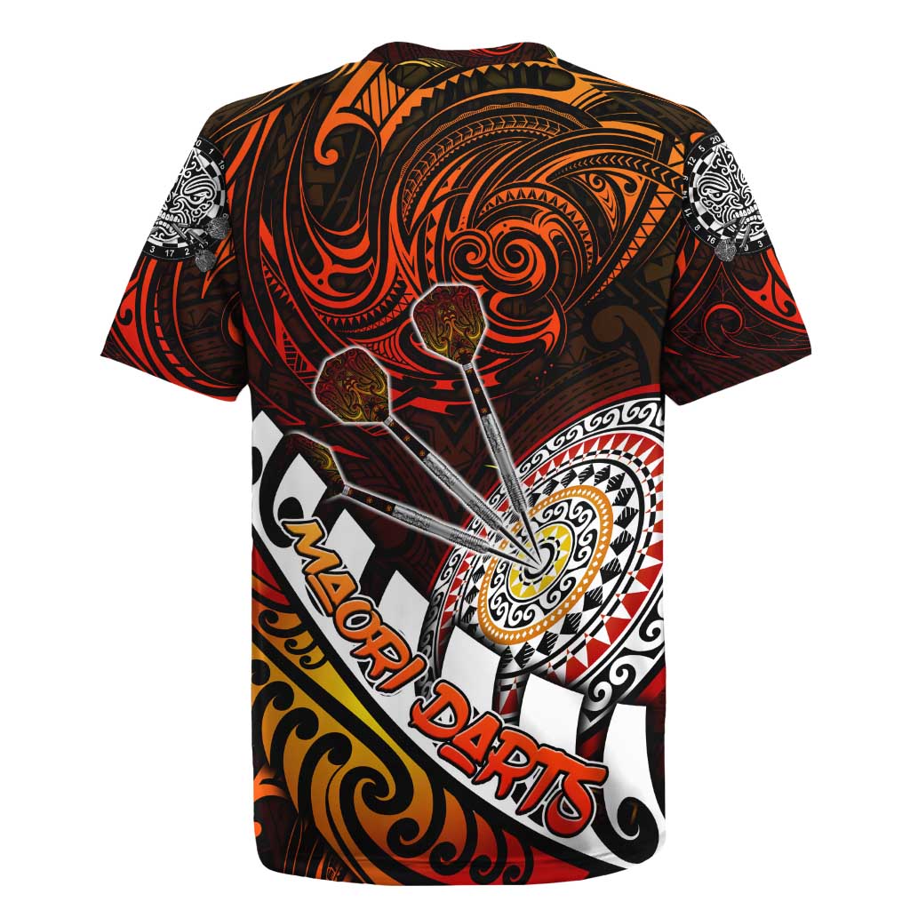 Personalised Fern Maori Darts Rugby Jersey New Zealand Darts