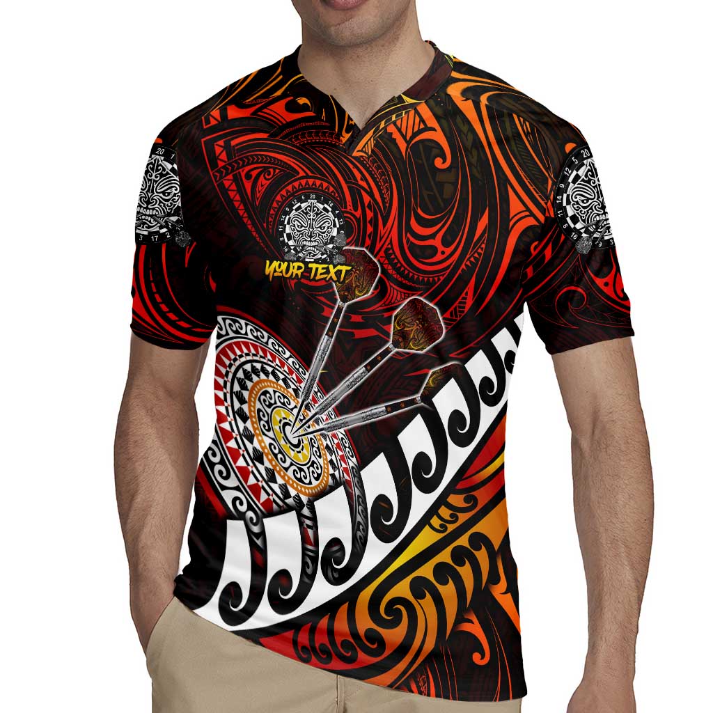 Personalised Fern Maori Darts Rugby Jersey New Zealand Darts