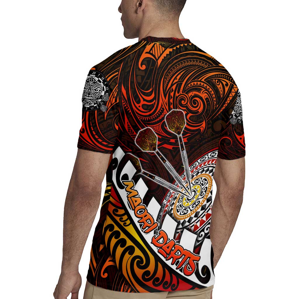 Personalised Fern Maori Darts Rugby Jersey New Zealand Darts