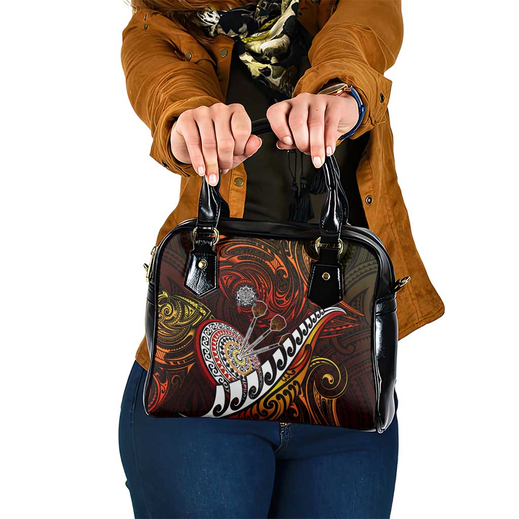 Fern Maori Darts Shoulder Handbag New Zealand Darts