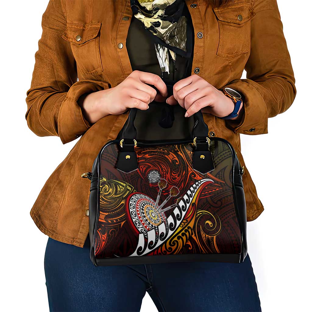 Fern Maori Darts Shoulder Handbag New Zealand Darts