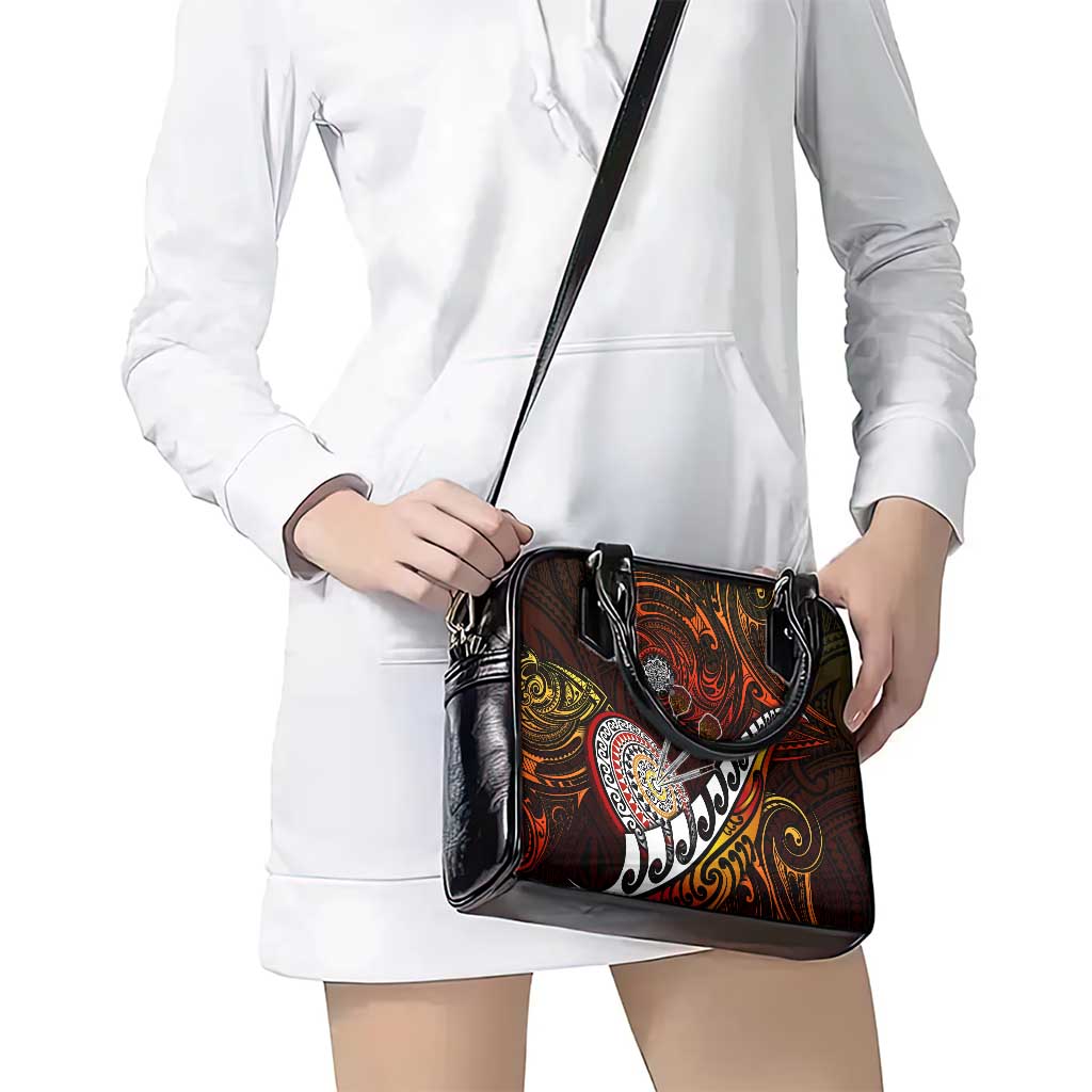 Fern Maori Darts Shoulder Handbag New Zealand Darts