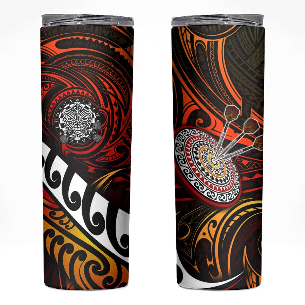 Fern Maori Darts Skinny Tumbler New Zealand Darts
