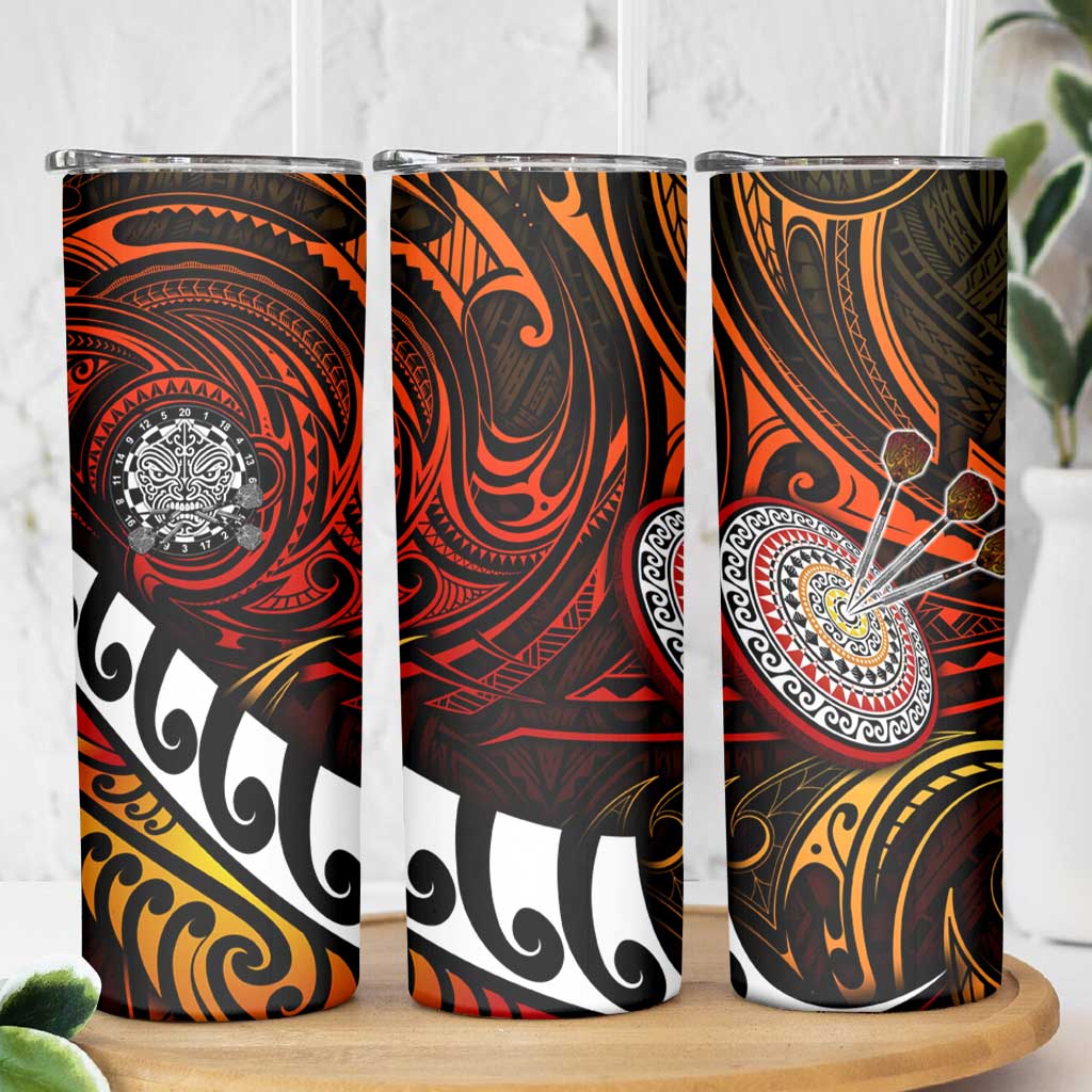 Fern Maori Darts Skinny Tumbler New Zealand Darts