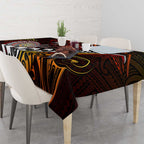 Fern Maori Darts Tablecloth New Zealand Darts