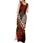 Personalised Fern Maori Darts Tank Maxi Dress New Zealand Darts