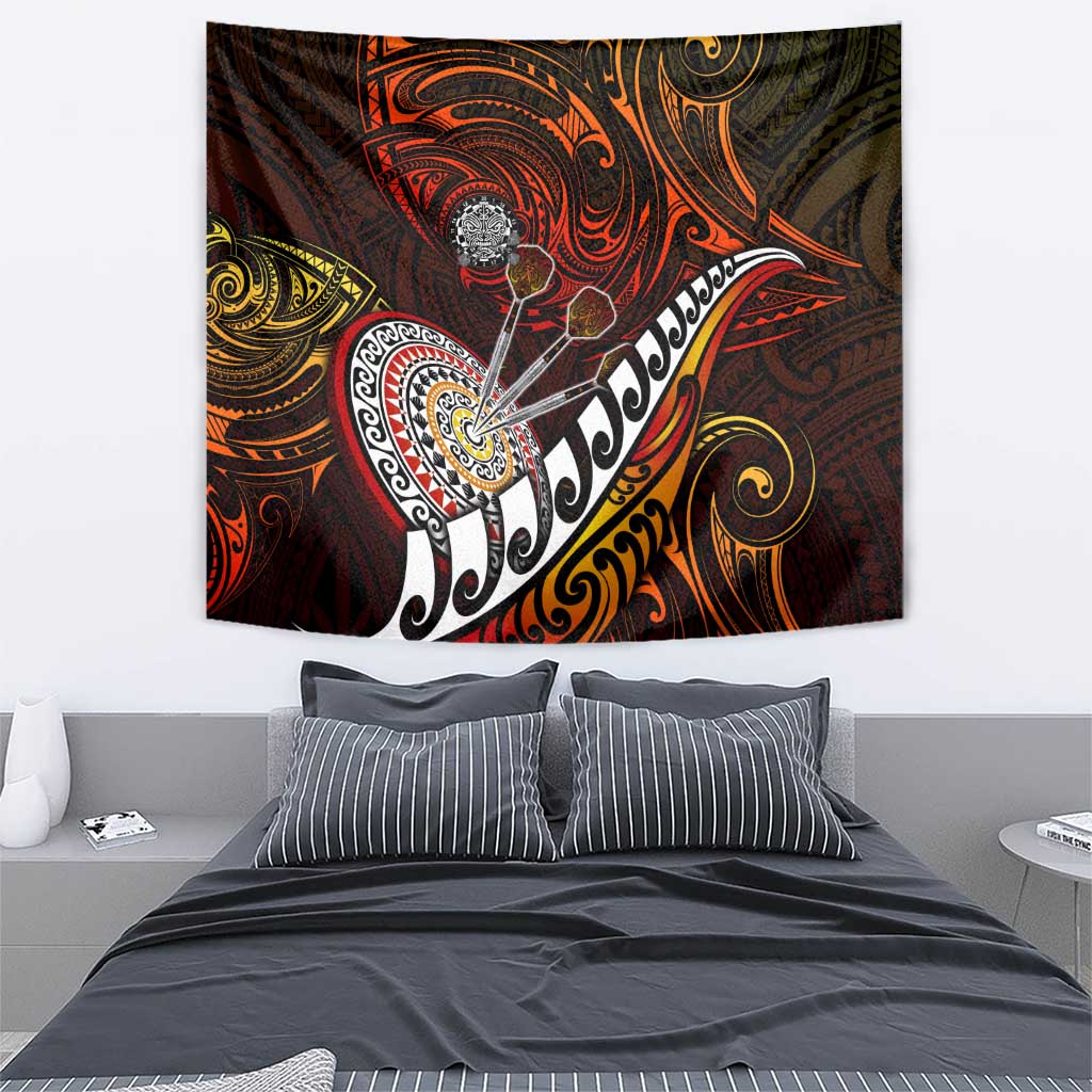 Fern Maori Darts Tapestry New Zealand Darts