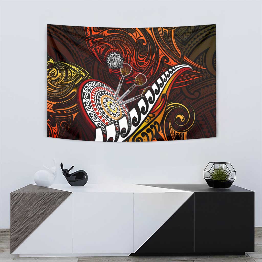 Fern Maori Darts Tapestry New Zealand Darts