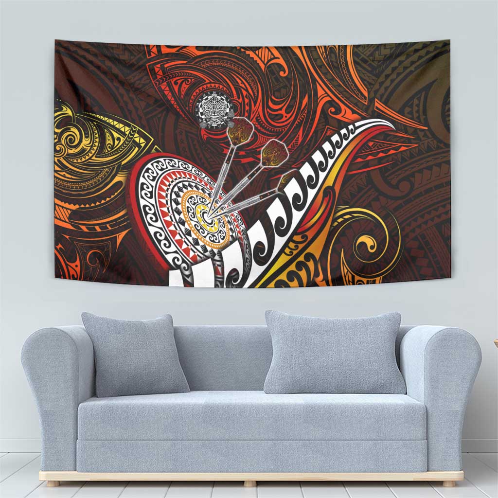 Fern Maori Darts Tapestry New Zealand Darts