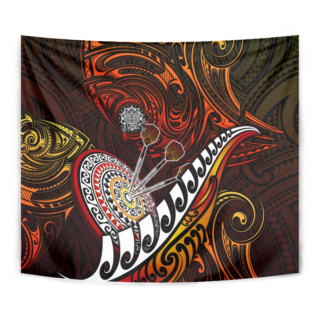 Fern Maori Darts Tapestry New Zealand Darts