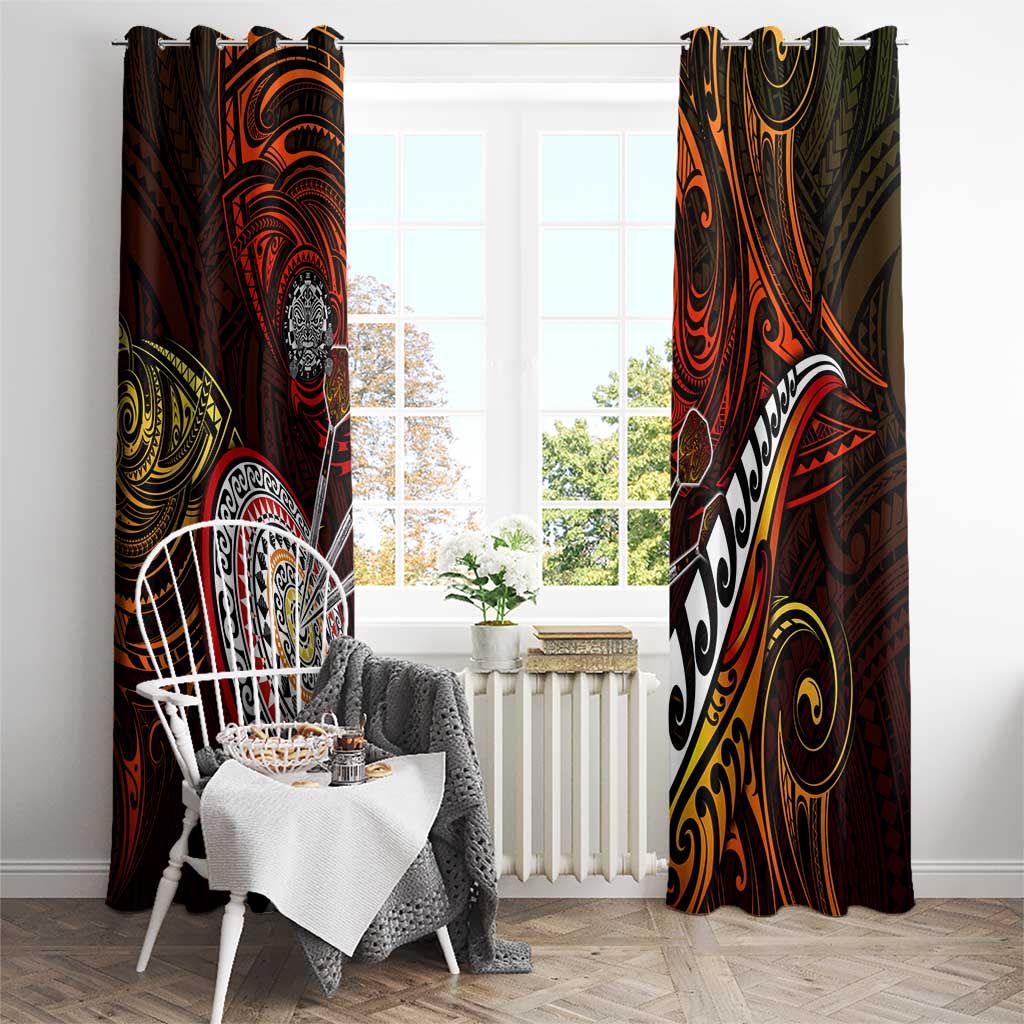 Fern Maori Darts Window Curtain New Zealand Darts