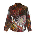 Personalised Fern Maori Darts Women Casual Shirt New Zealand Darts