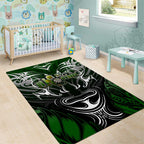 Warriors Maori Darts Area Rug New Zealand Darts Silver Fern