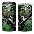 Warriors Maori Darts 4 in 1 Can Cooler Tumbler New Zealand Darts Silver Fern